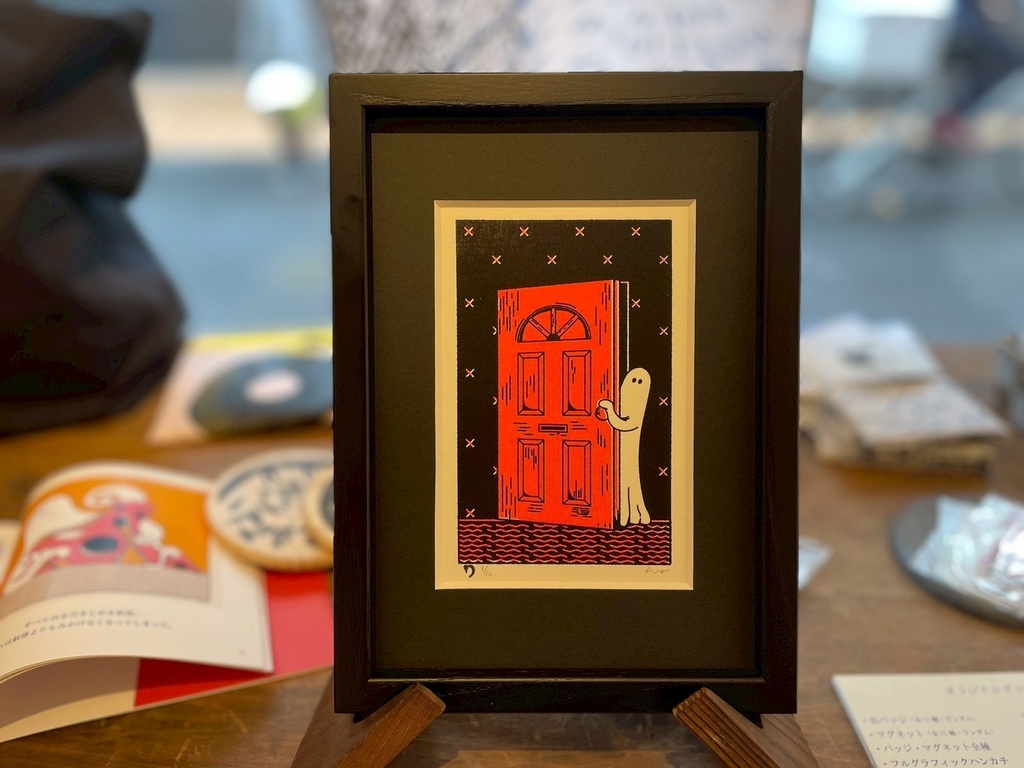 「黒となにかと」シルクスクリーン原画