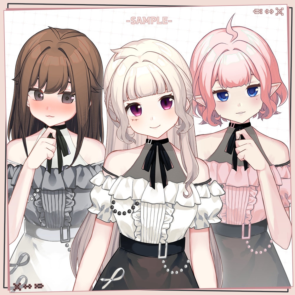 【VTS/nizimaLive】LIVE2Dモデル_カスタムガール11ちゃん