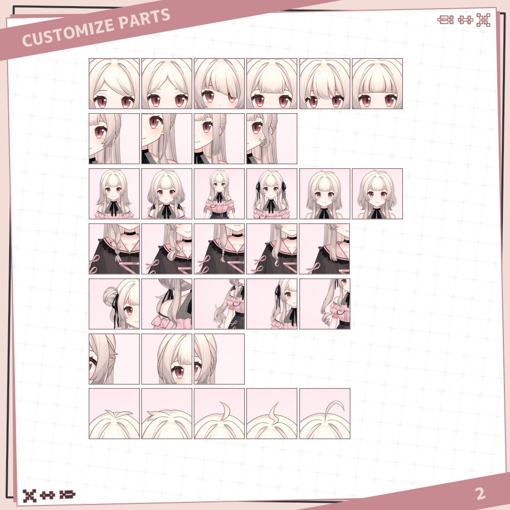 【VTS/nizimaLive】LIVE2Dモデル_カスタムガール11ちゃん