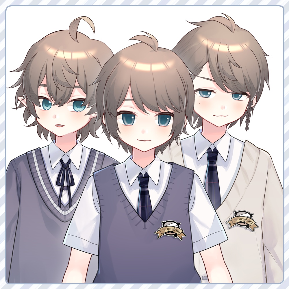 【VTS】LIVE2Dモデル_カスタムボーイ06くんV2.0