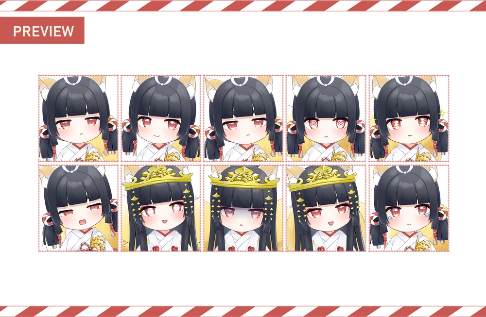 【VTS】Live2dモデル - 狐巫女 - むすび【汎用モデル】