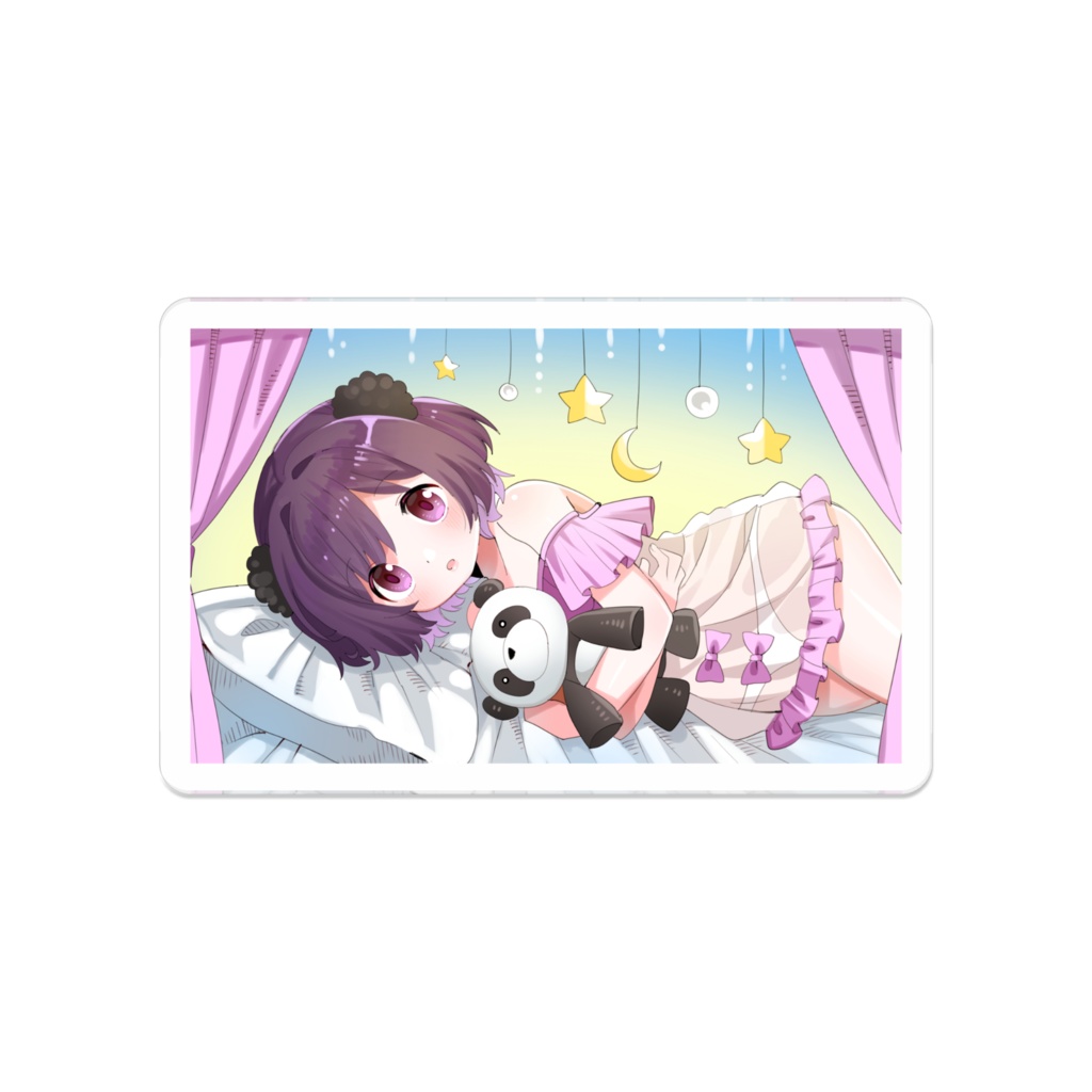 お昼寝うぬはアクリルバッジ