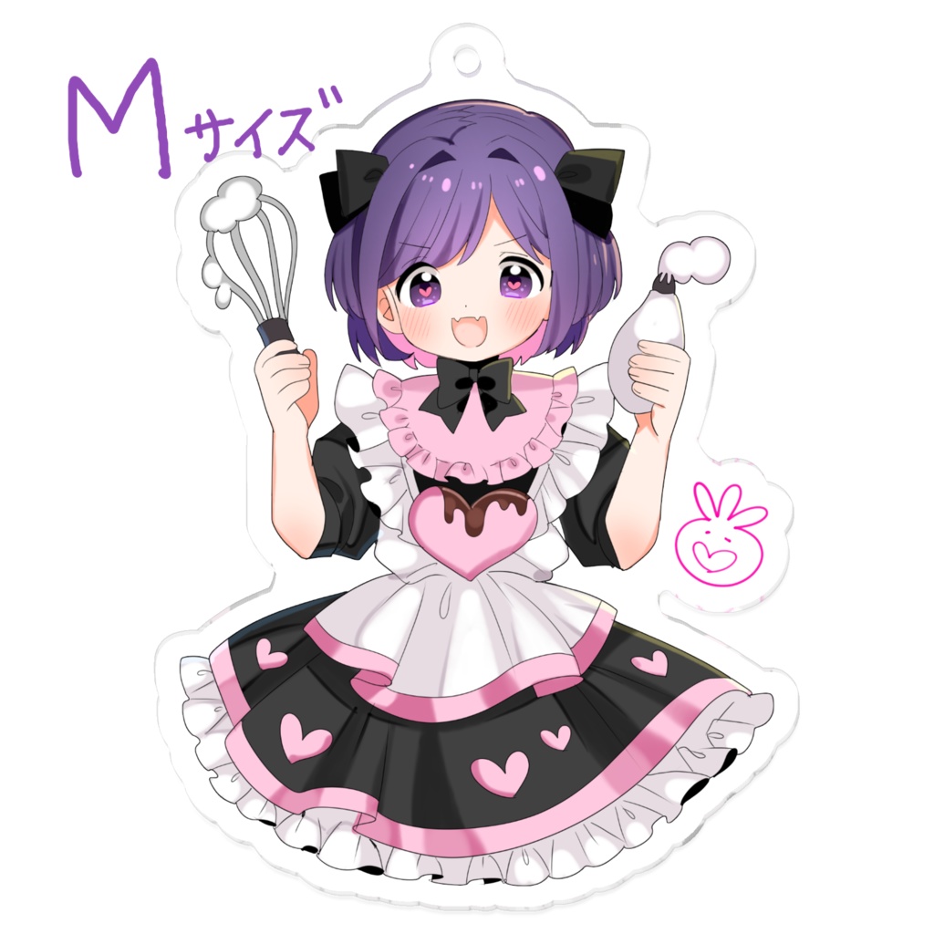 バレンタインうぬは アクリルキーホルダー