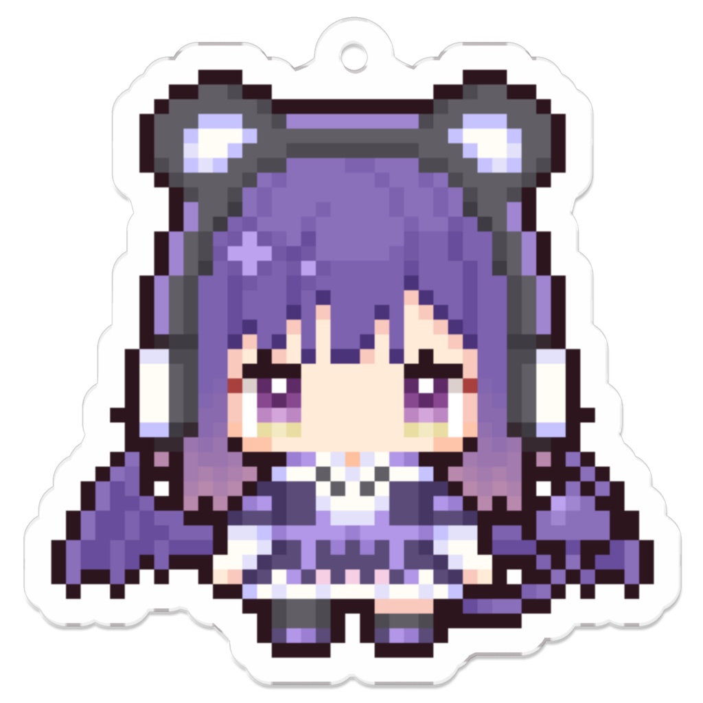 ドット羽縫葉ゆいアクリルキーホルダー