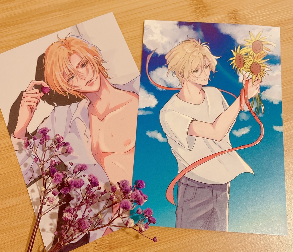 アッシュポストカード　2枚セット