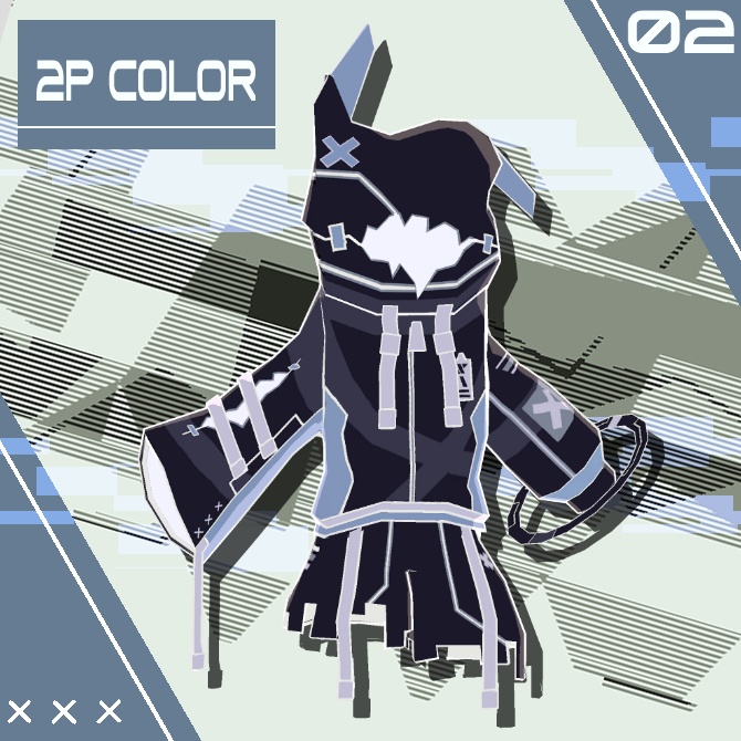 〈XiXi-シキ-〉オリジナル3Dモデル fallback対応