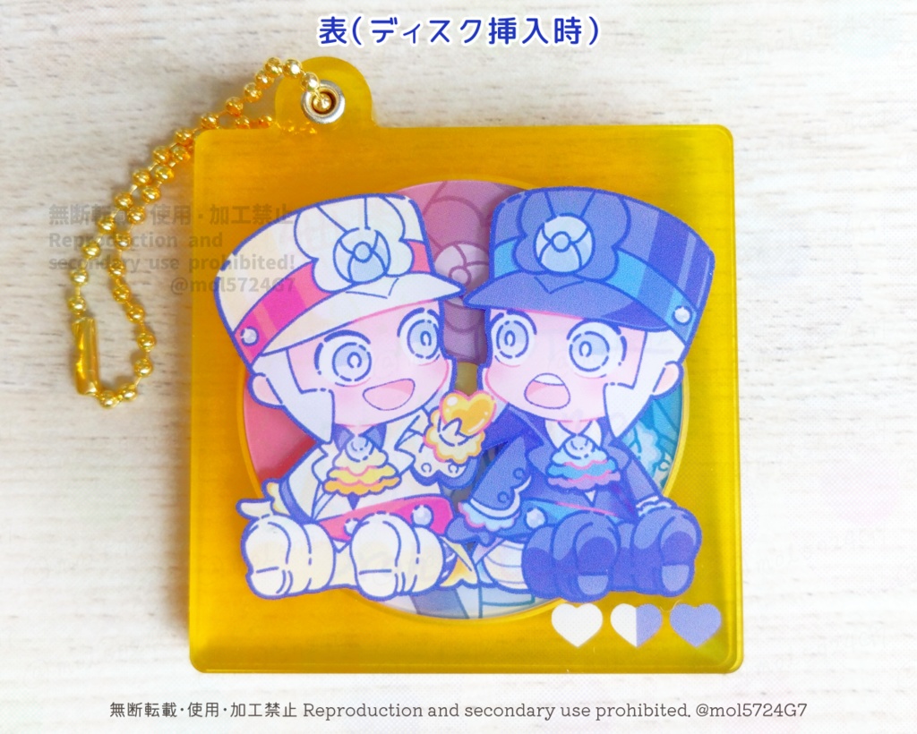 【5/1(金)21:00より頒布開始予定】MマスCD風アクキー