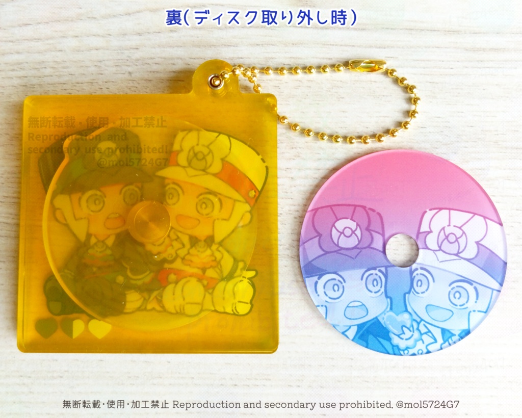 【5/1(金)21:00より頒布開始予定】MマスCD風アクキー