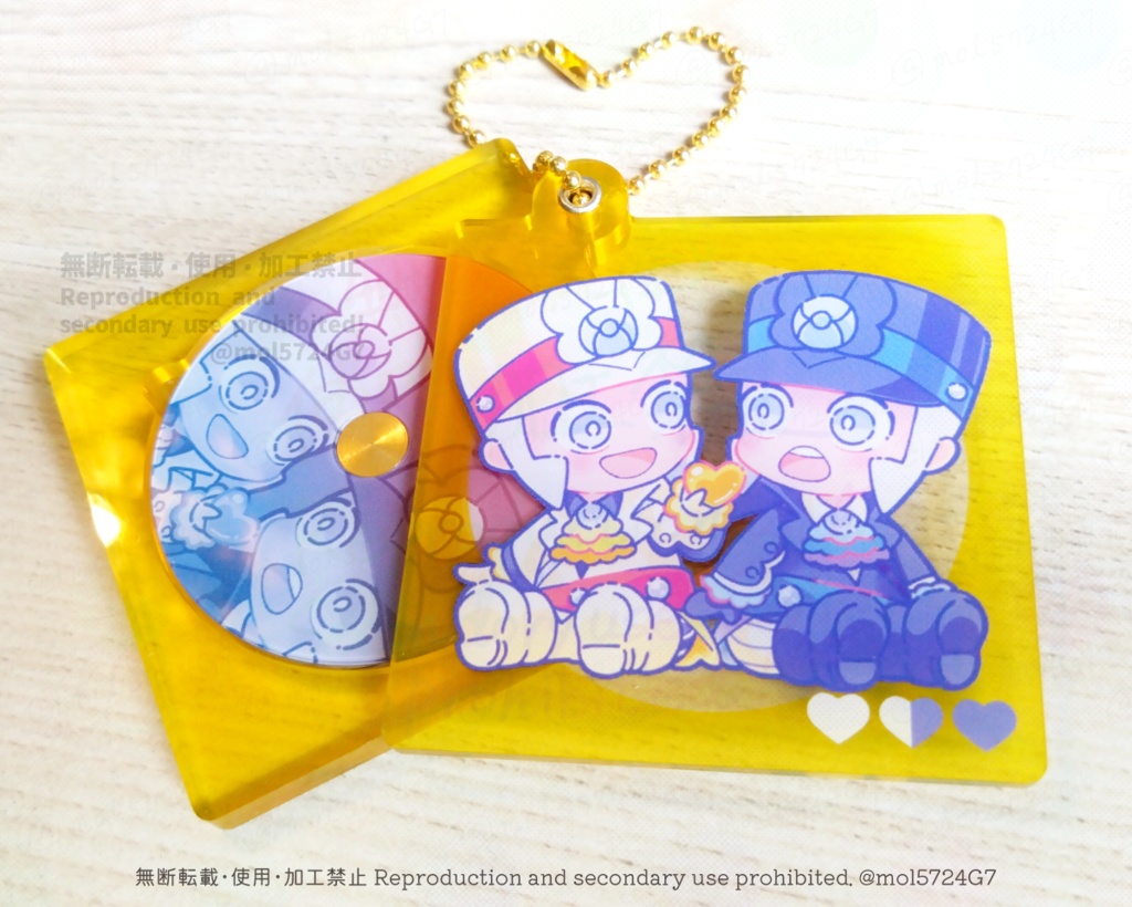 【5/1(金)21:00より頒布開始予定】MマスCD風アクキー