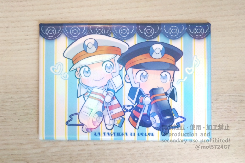 【NEW】双子ぬいちゃん缶ミラー