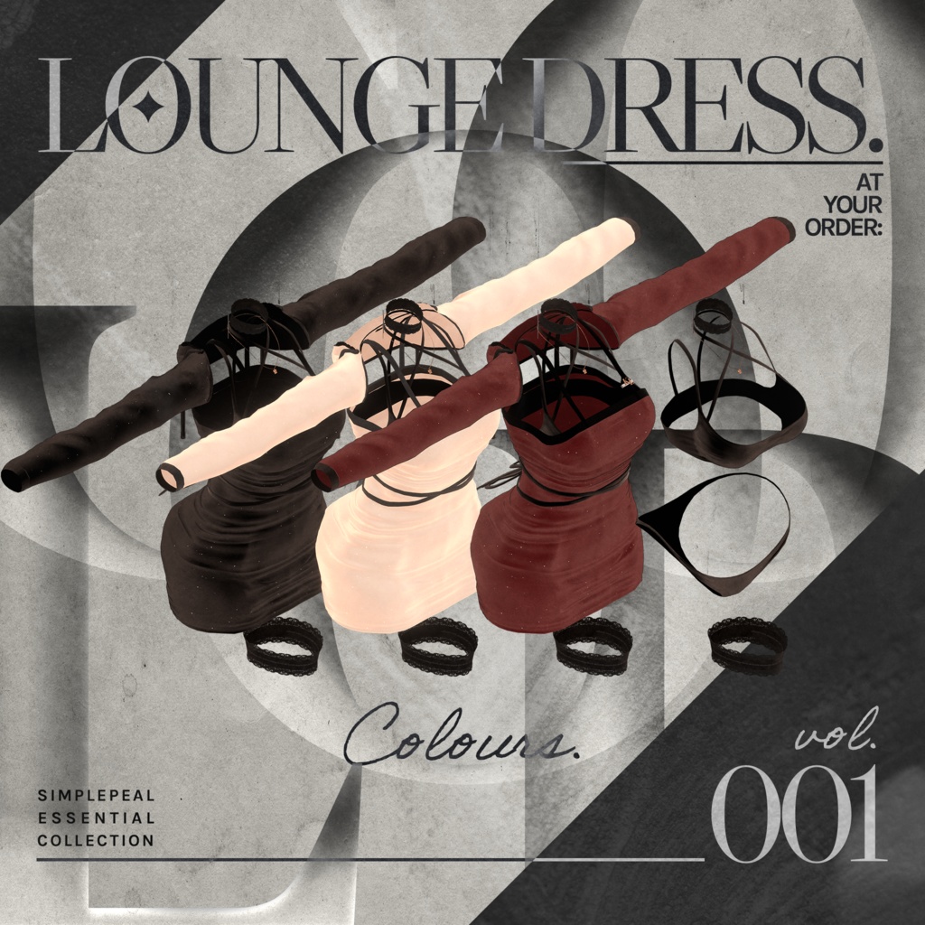 【森羅/セレスティア/ラシューシャ】わがままラウンジドレス Lounge Dress 라운지 드레스 #SPL3D