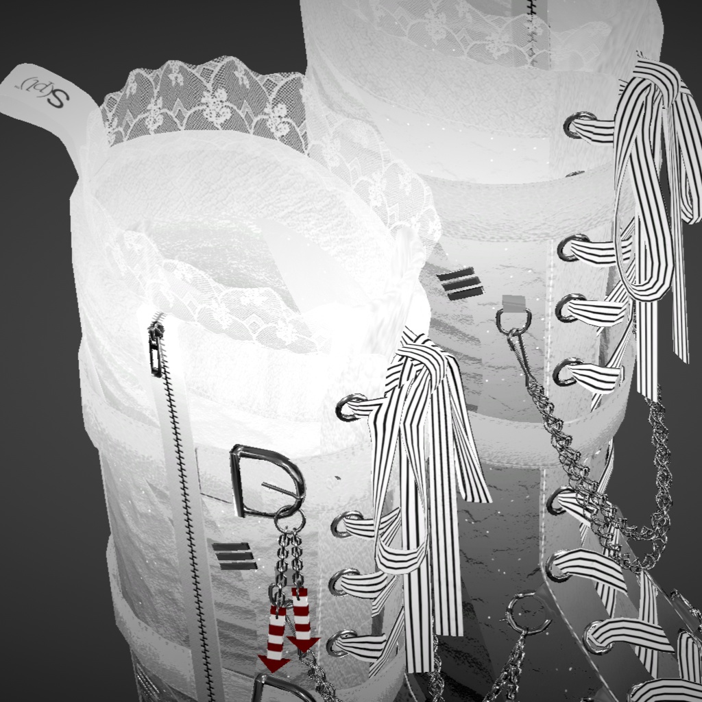 【9+アバター対応】はるさきロングブーツ "Angelina" Long Boots 이른 봄 롱 부츠 #SPL3D