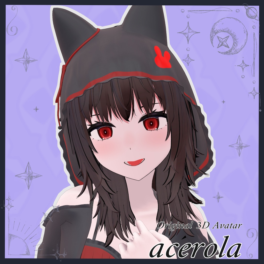 オリジナル３Dモデル「アセロラ_acerola」