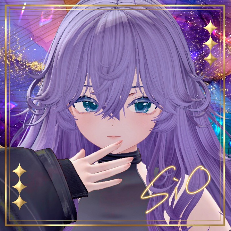 【komano/sio】NightSky EyeTexture【導入説明書付】