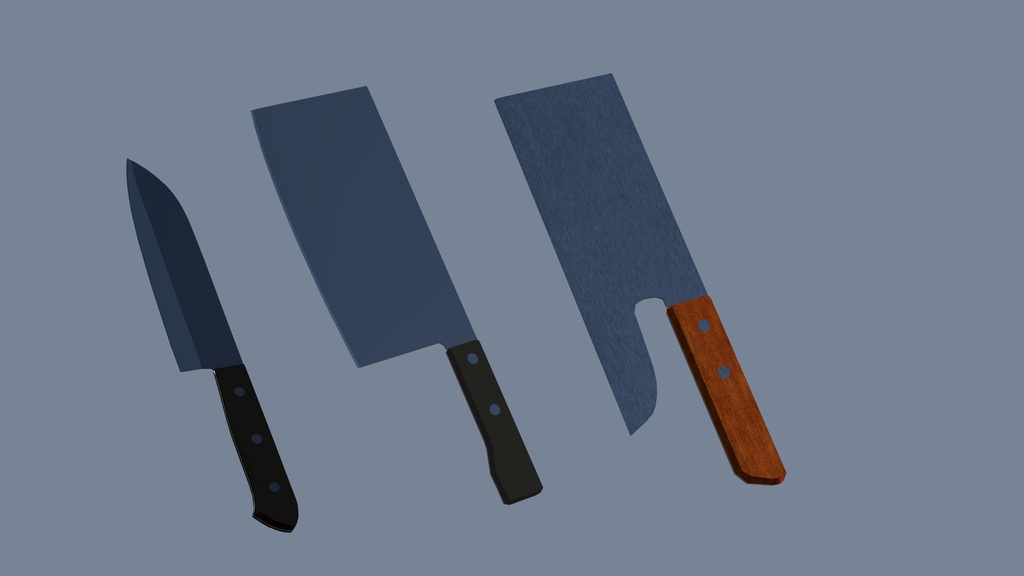 包丁(3D) 3種類