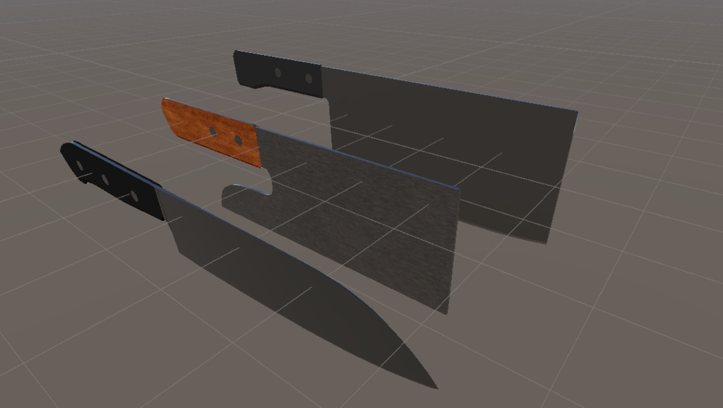 包丁(3D) 3種類