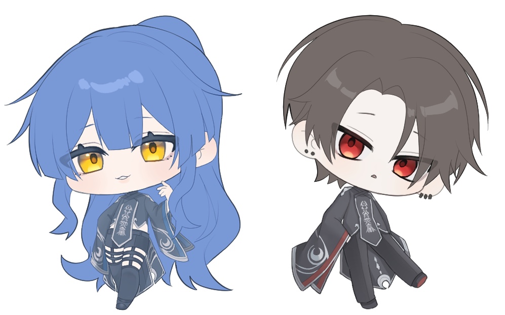 おチビアクリルキーホルダー（台紙付）