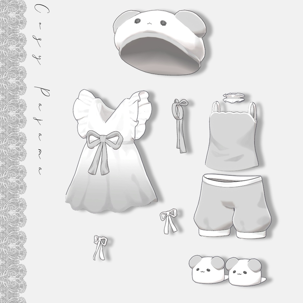 【まめふれんず⛌キプフェル】Cozy Pajama ♡ Dreamy Eye