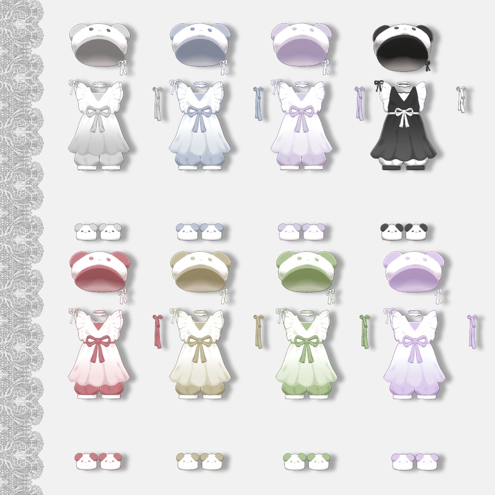 【まめふれんず⛌キプフェル】Cozy Pajama ♡ Dreamy Eye