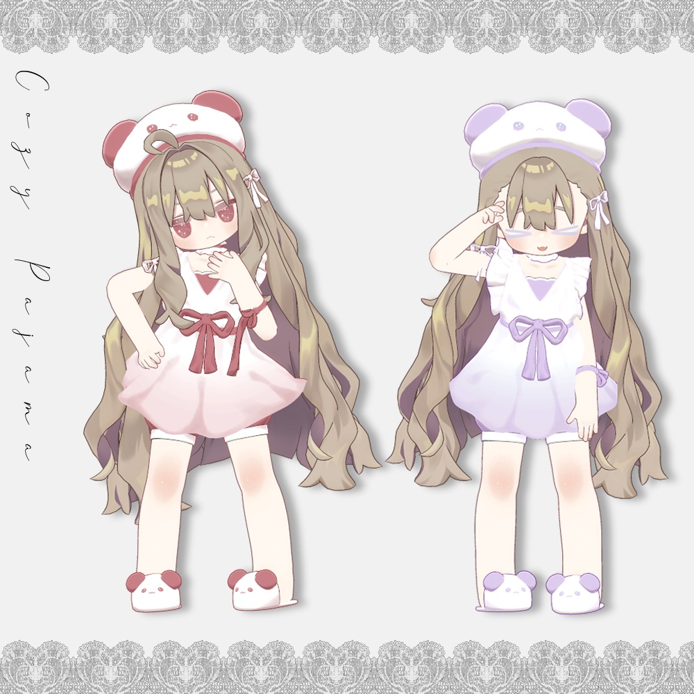 【まめふれんず⛌キプフェル】Cozy Pajama ♡ Dreamy Eye