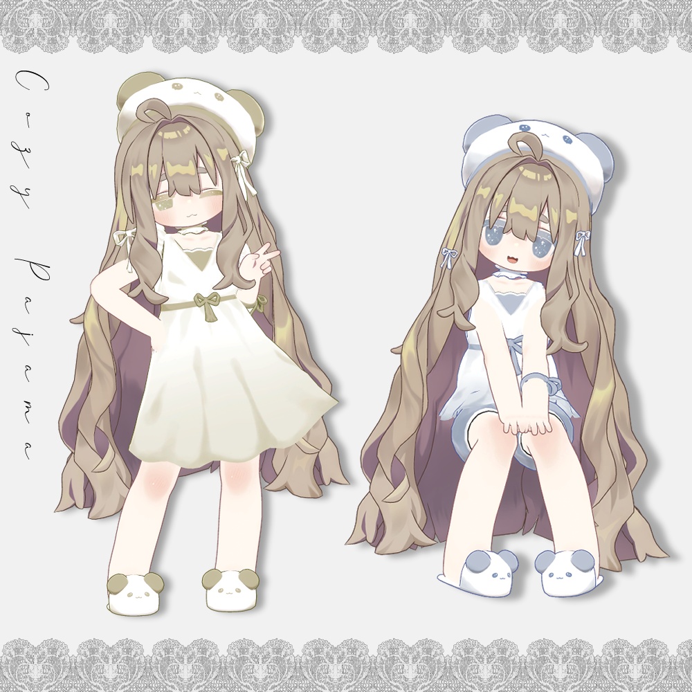 【まめふれんず⛌キプフェル】Cozy Pajama ♡ Dreamy Eye