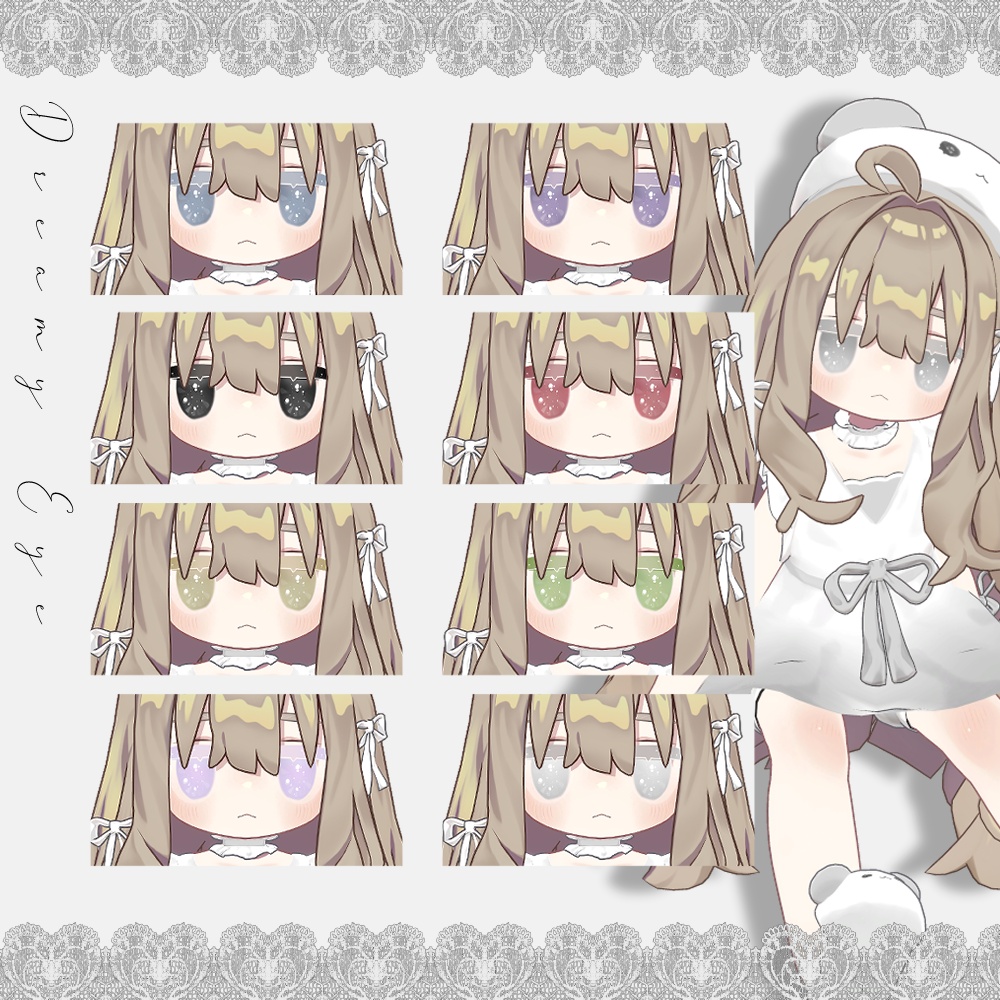 【まめふれんず⛌キプフェル】Cozy Pajama ♡ Dreamy Eye