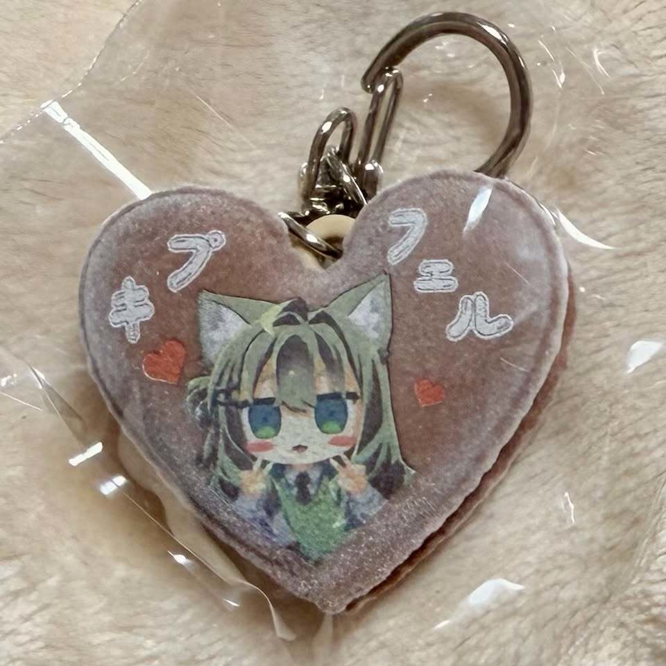 マカロン風キーホルダーキプ