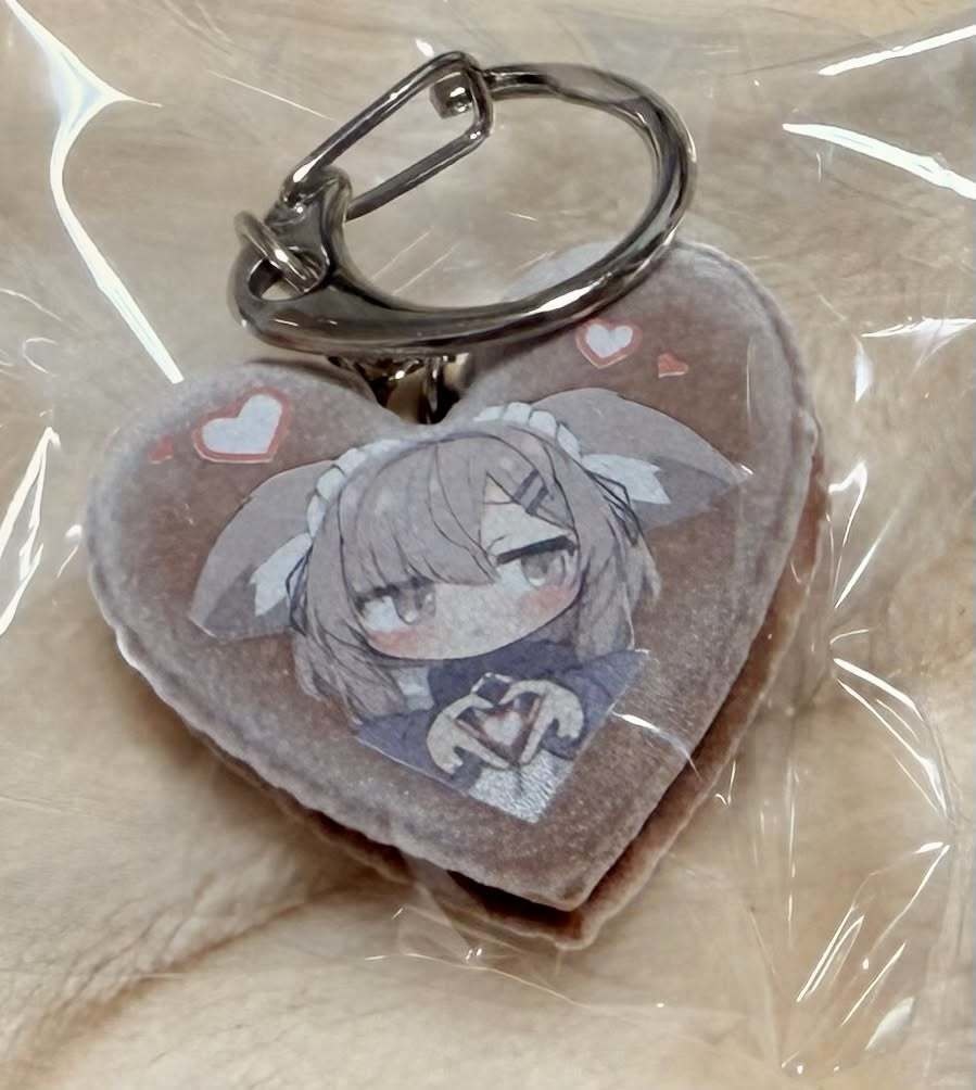 マカロン風キーホルダー真冬