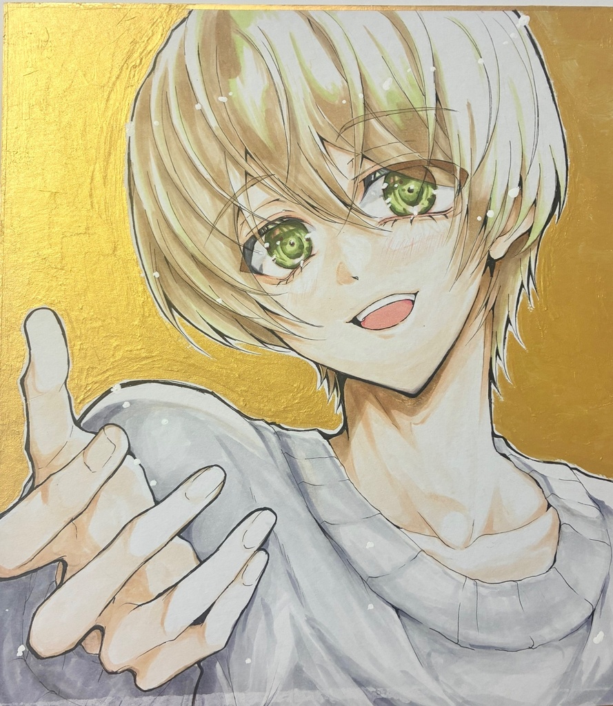 手描き色紙（大）
