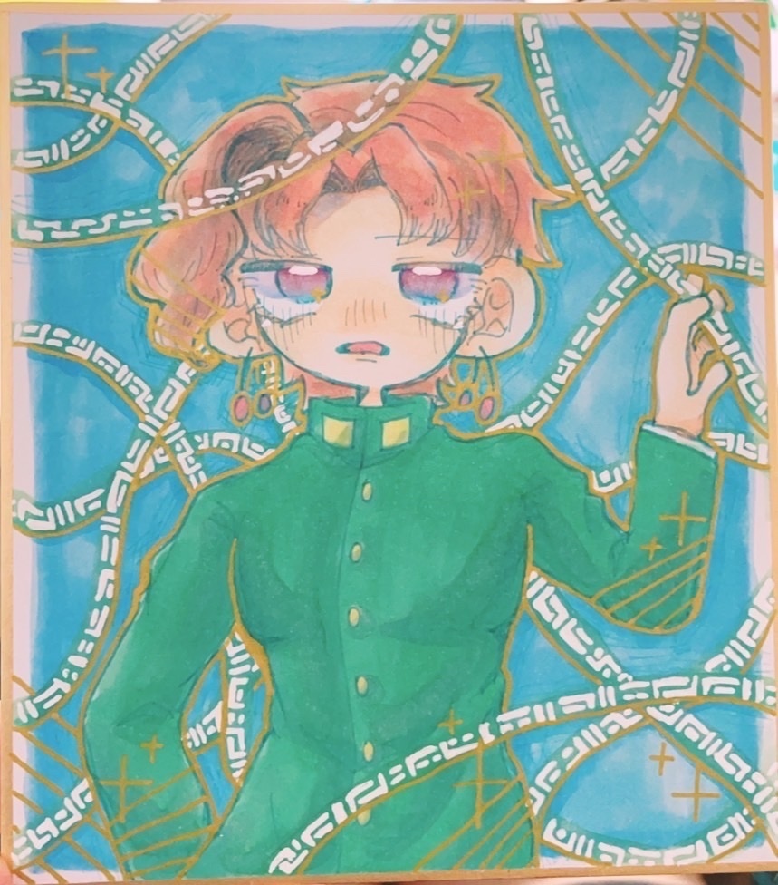 花京院ミニ色紙