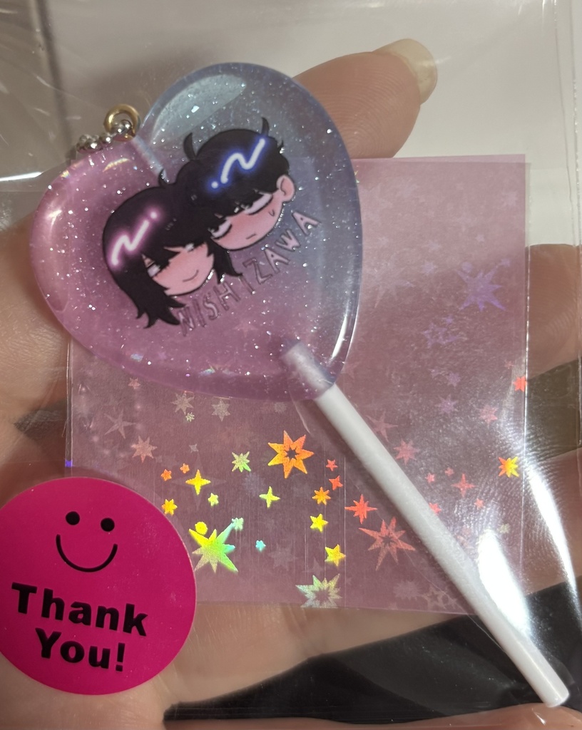 財宮♡ぺろきゃんキーホルダー