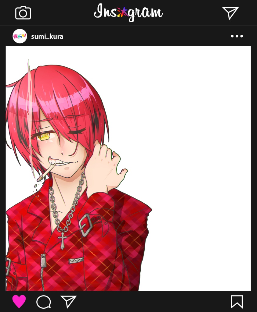 【各メンバー】イン●タ風フレームアクリルキーホルダー(コーティング) - 100 x 100 (mm)