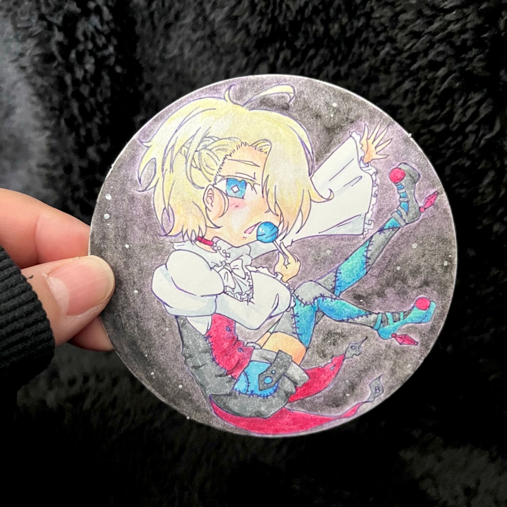 丸型 コースターイラスト2点セット(額なし)