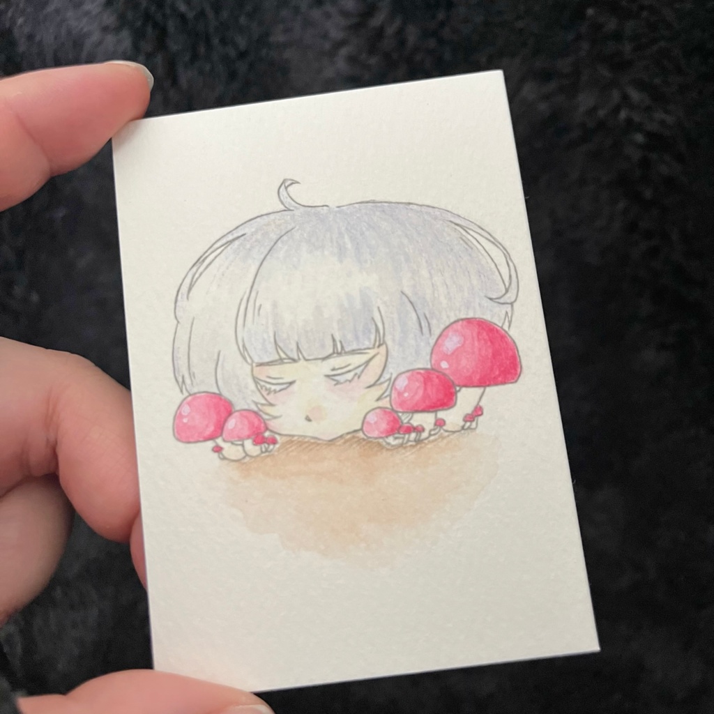 ATC原画(ケースなし)きのこ