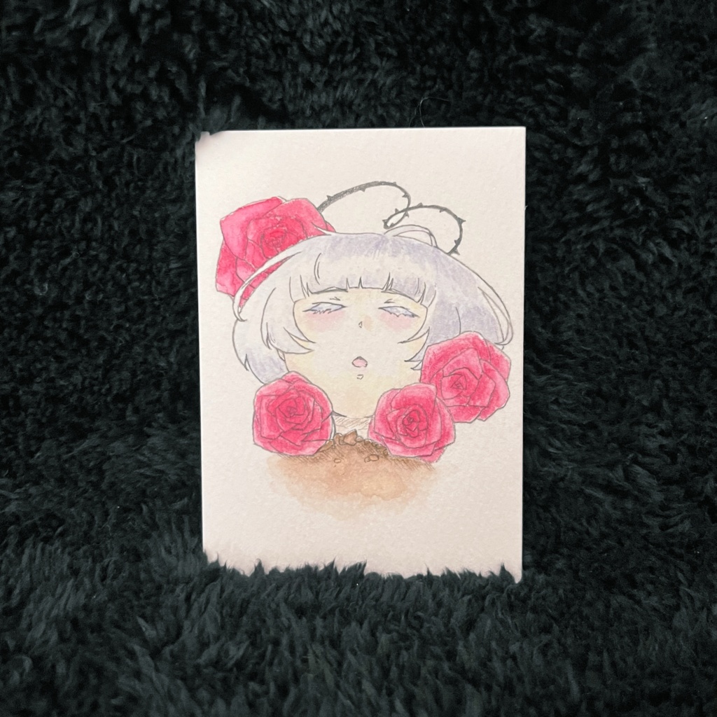ATC原画（ケースなし）薔薇