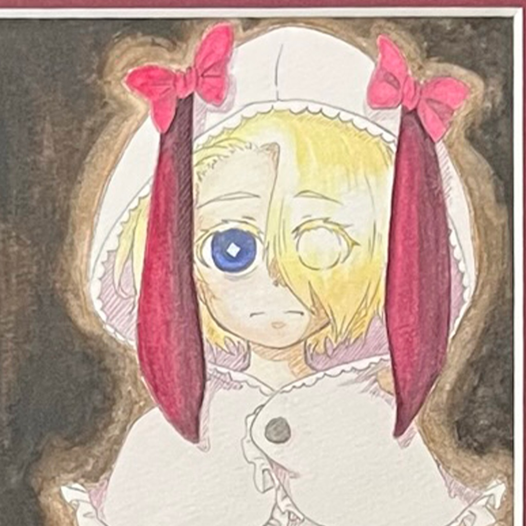 大きめ水彩原画(A4)