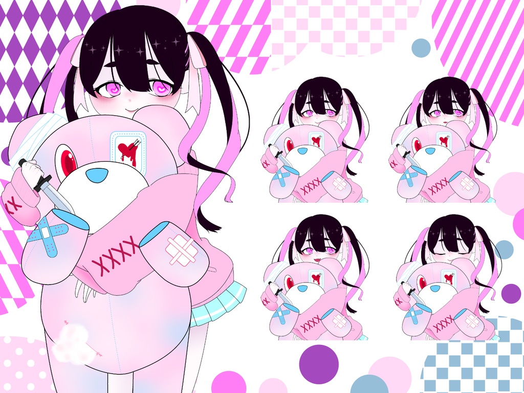 声のみで動かせる口パクアバター - ヤンデレ系 -