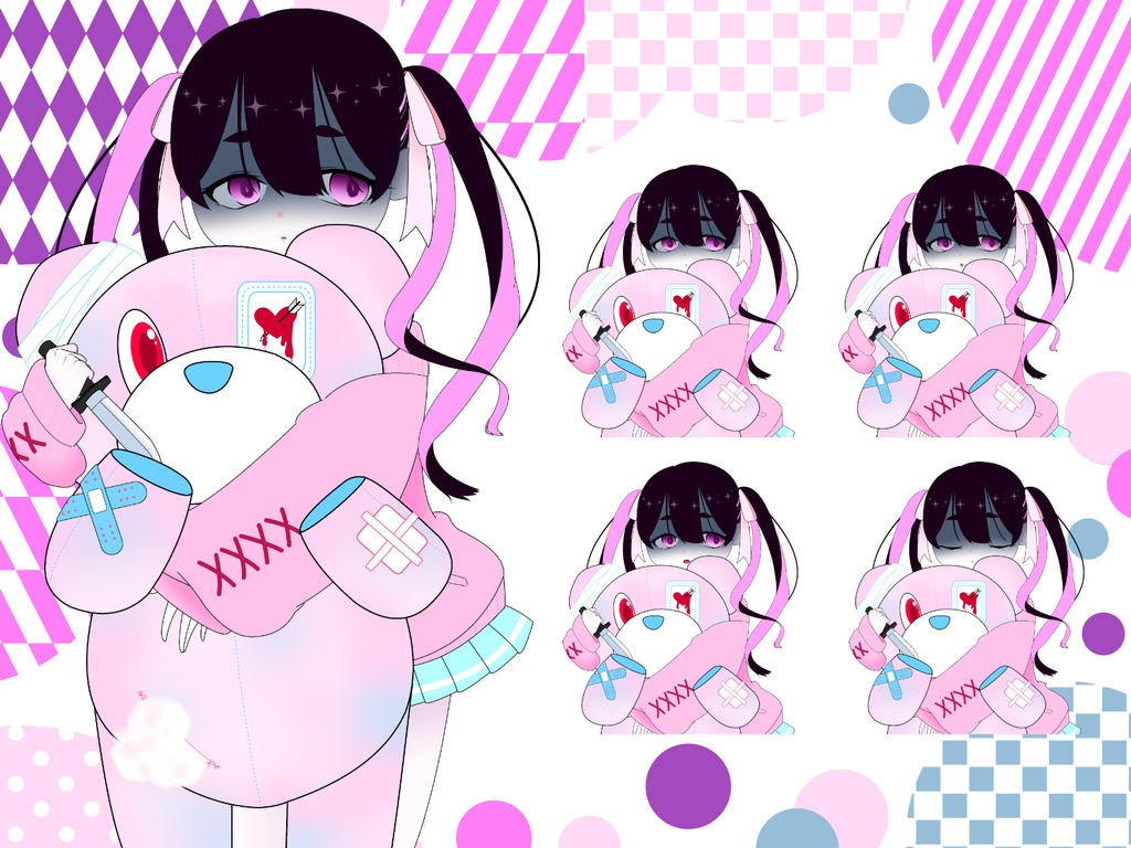 声のみで動かせる口パクアバター - ヤンデレ系 -