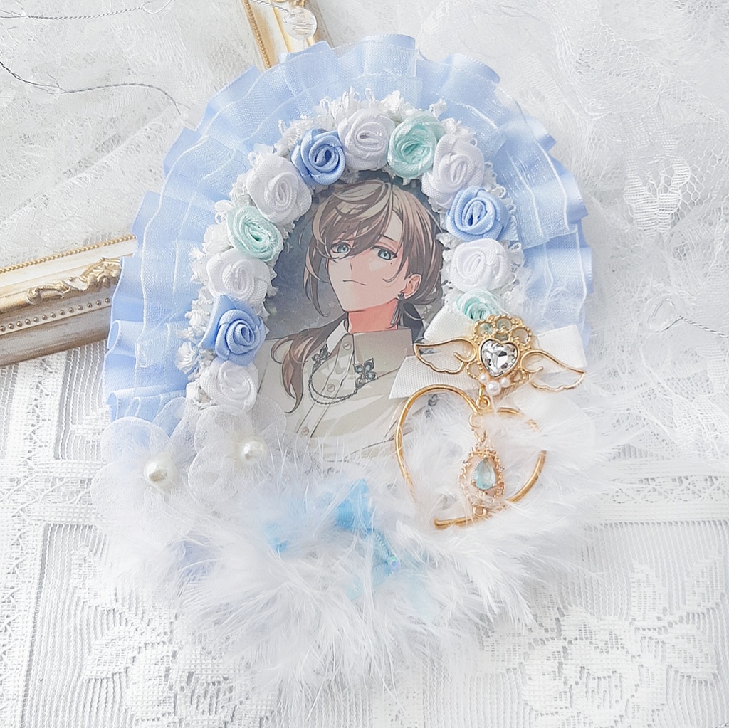 ふわふわうぃんぐトレカケース‐ Light Blue ‐