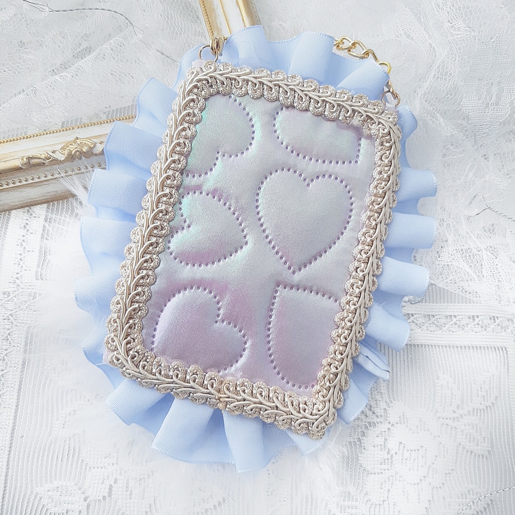 ふわふわうぃんぐトレカケース‐ Light Blue ‐