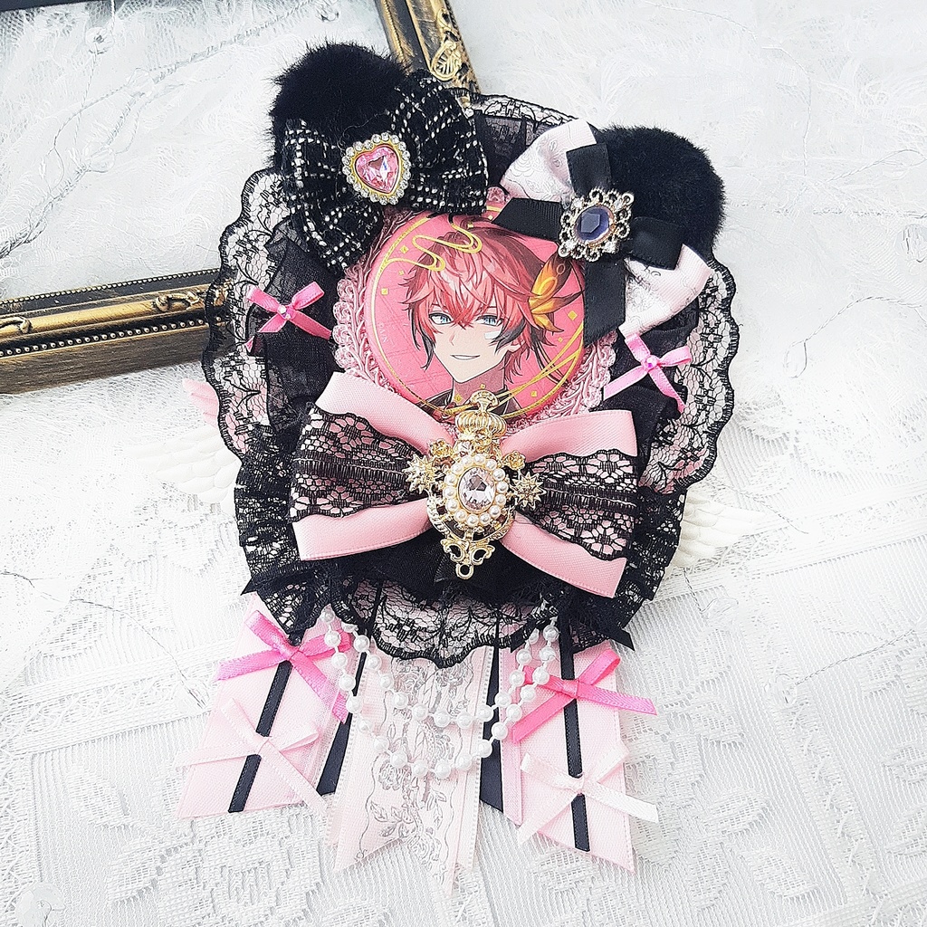 おみみふれんずロゼット- Black Pink -