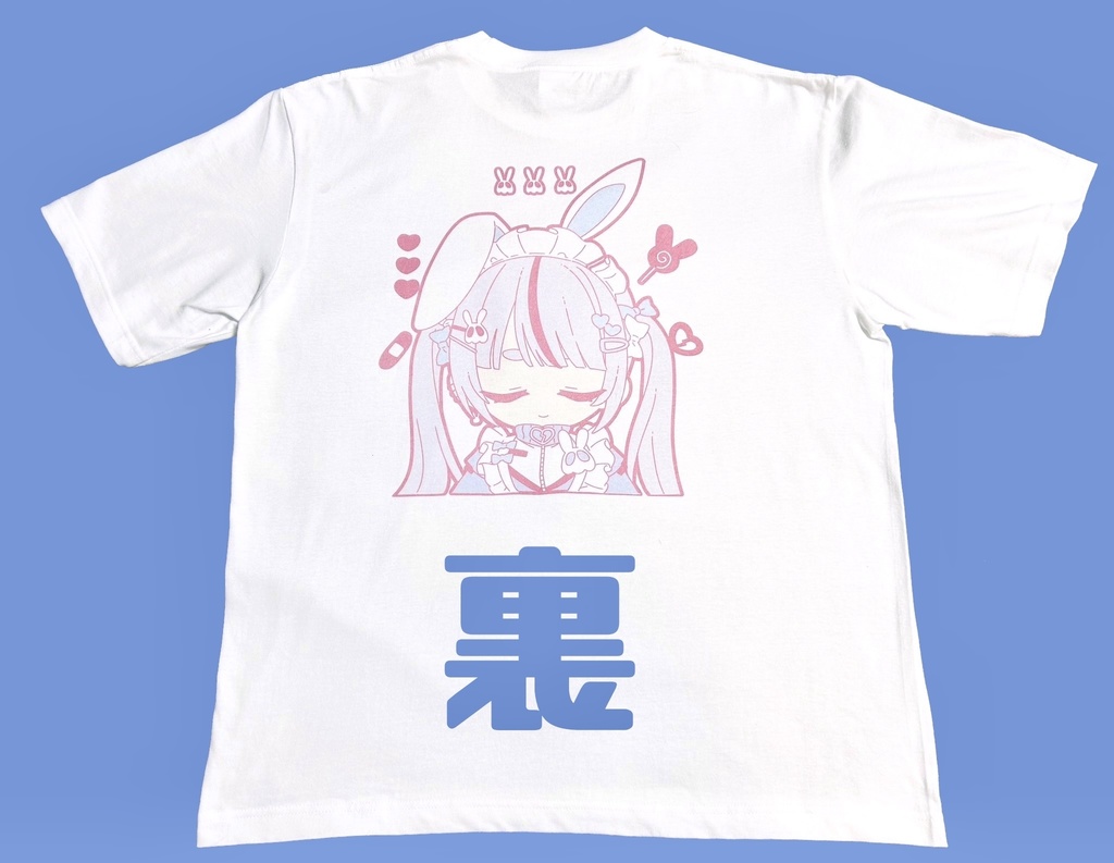 【非公式】兎咲ミミビッグシルエットTシャツ/ロンT