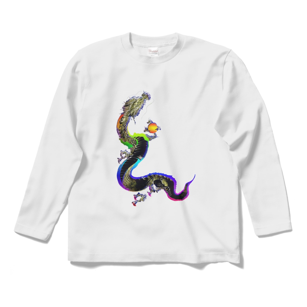 縁起長袖Tシャツ（各色）：昇龍1