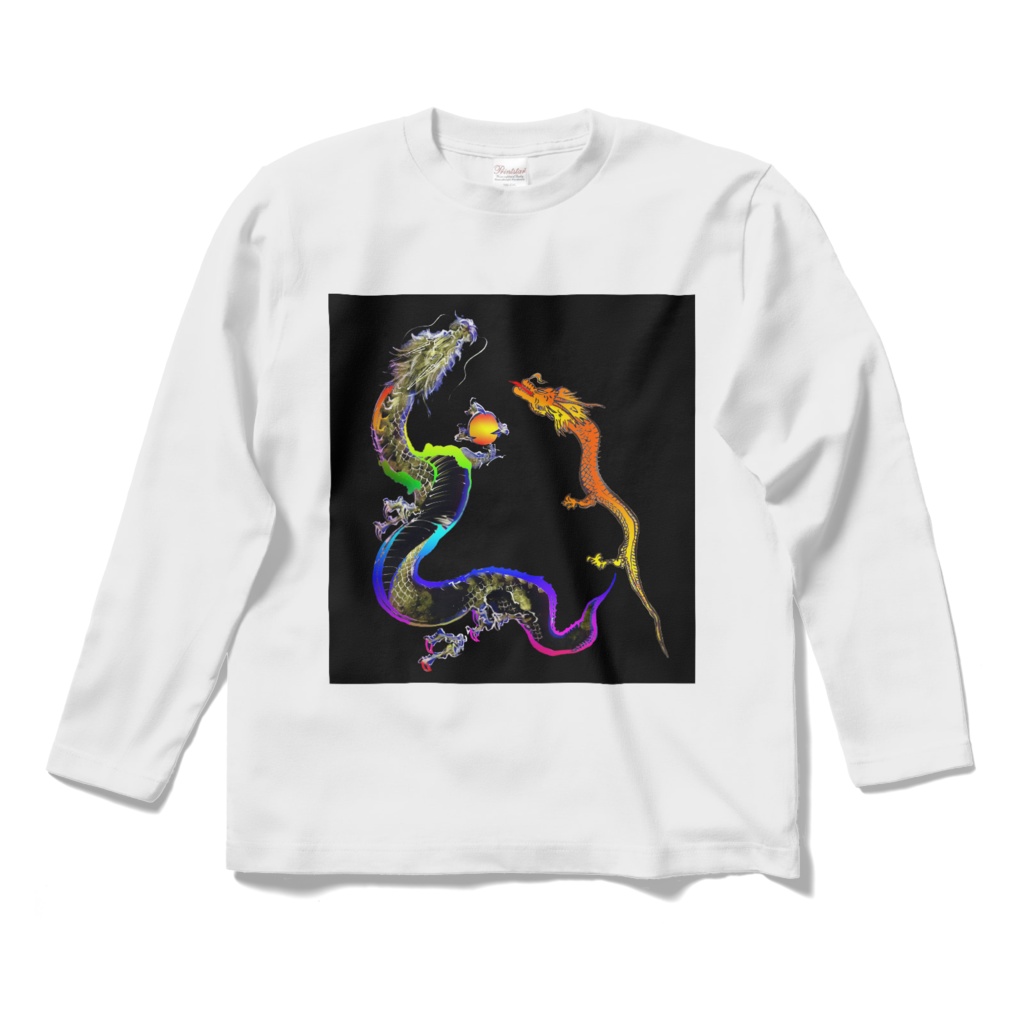 縁起長袖Tシャツ・昇龍ペア＜色-各種類＞