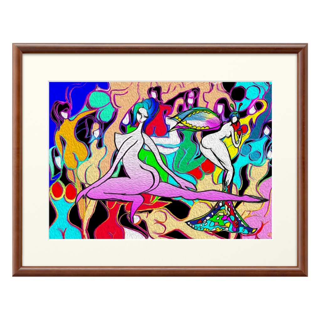 命尊厳命躍動・個性と複数生命体(人魚):プリモアート