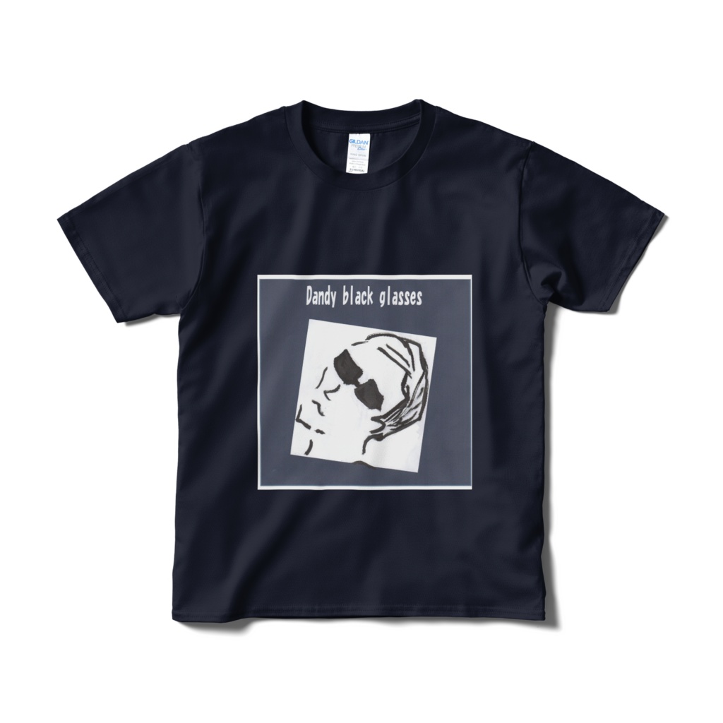 ダンディグラスマンーTシャツネイビー