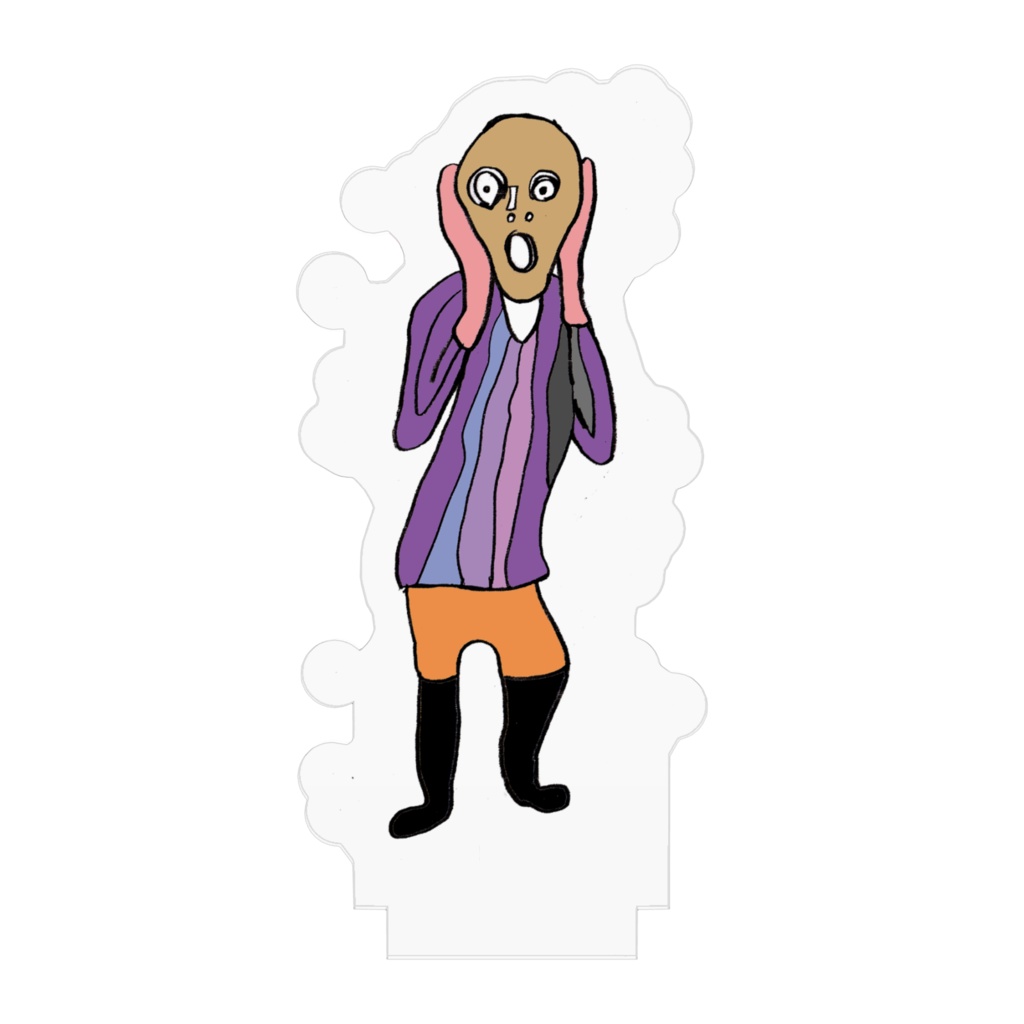 ムンクもビックリ-アクリルフィギア50mm