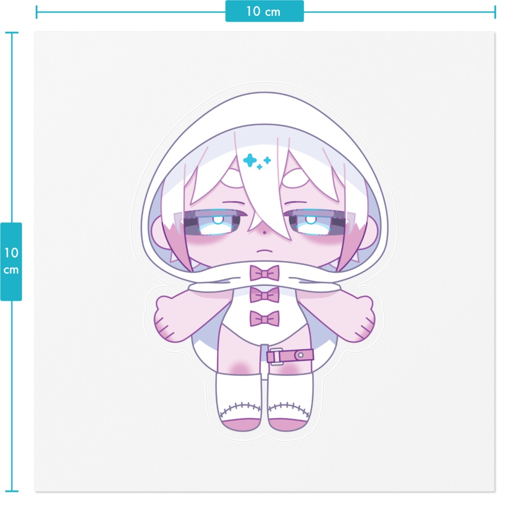 ステッカー SDクリスタルスノー(呂色テンタ)