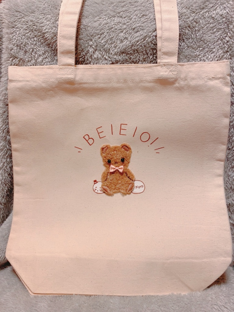 おもちとくまさんトートバッグ Taraba Club Booth