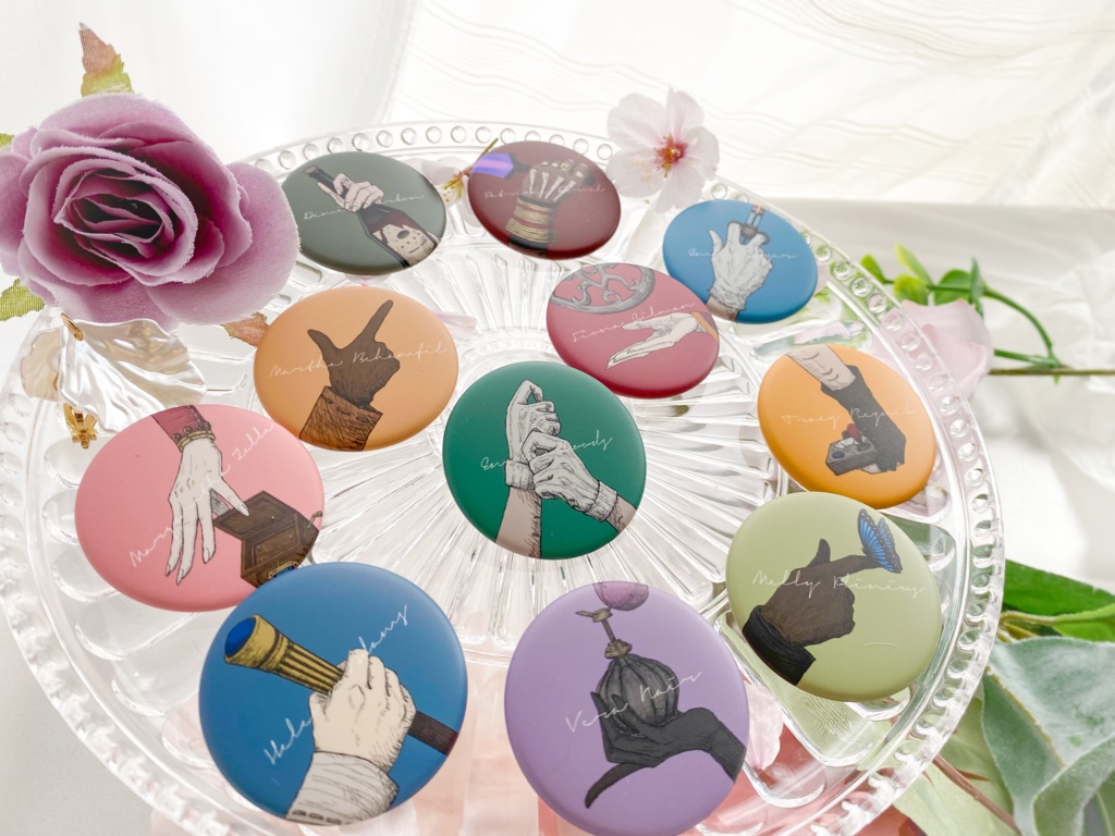 HAND's缶バッジ(女子サバイバーver.①)